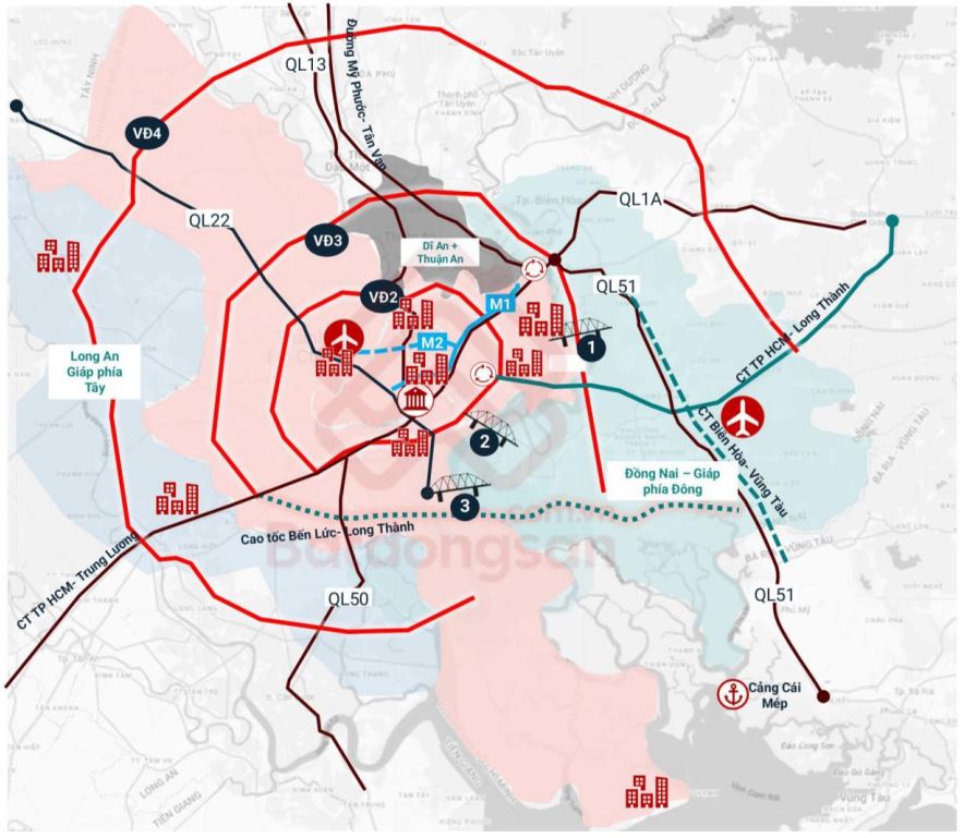 Hạ tầng trọng điểm Tây Nam TP.HCM